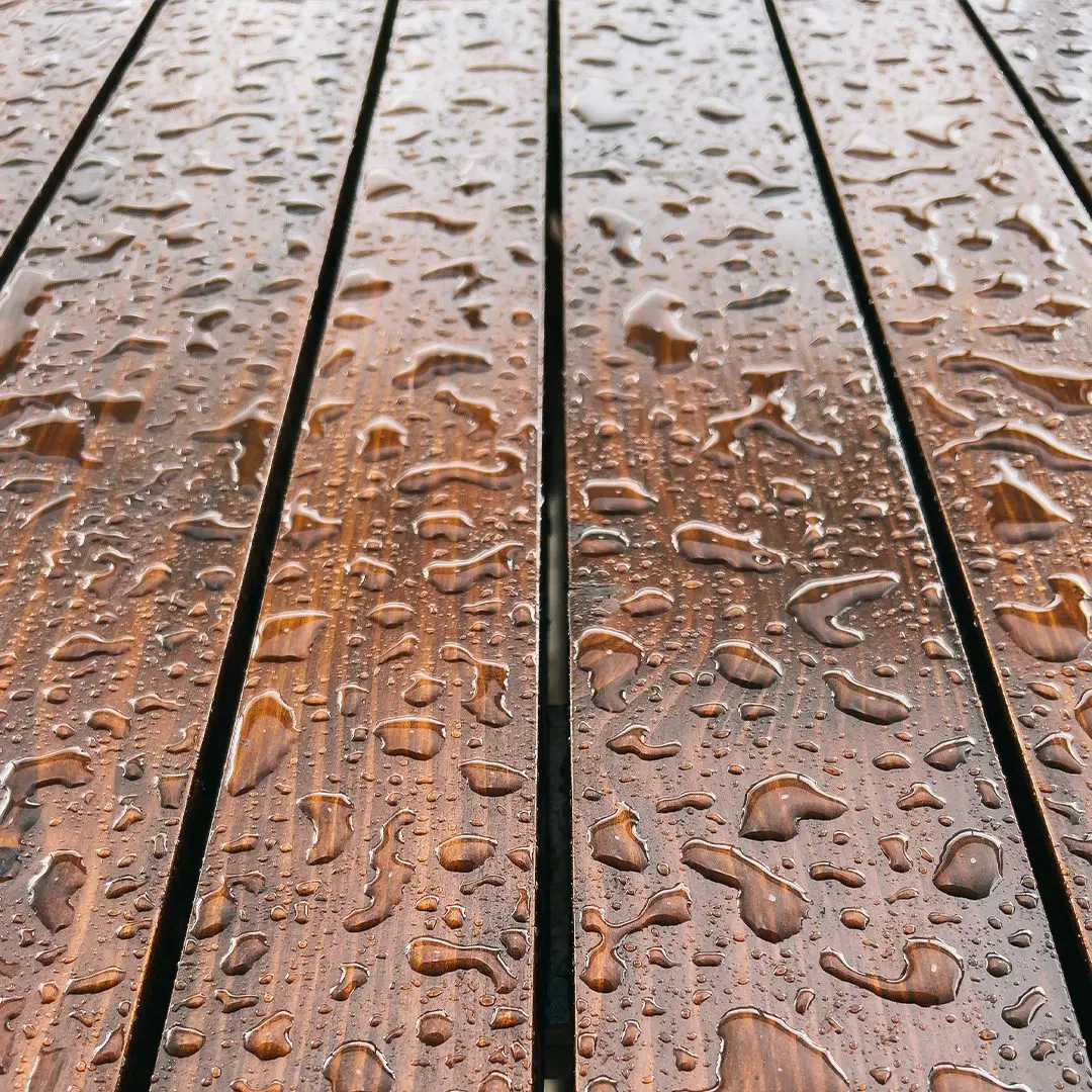 Professional wood deck cleaning in Nocatee, Florida
