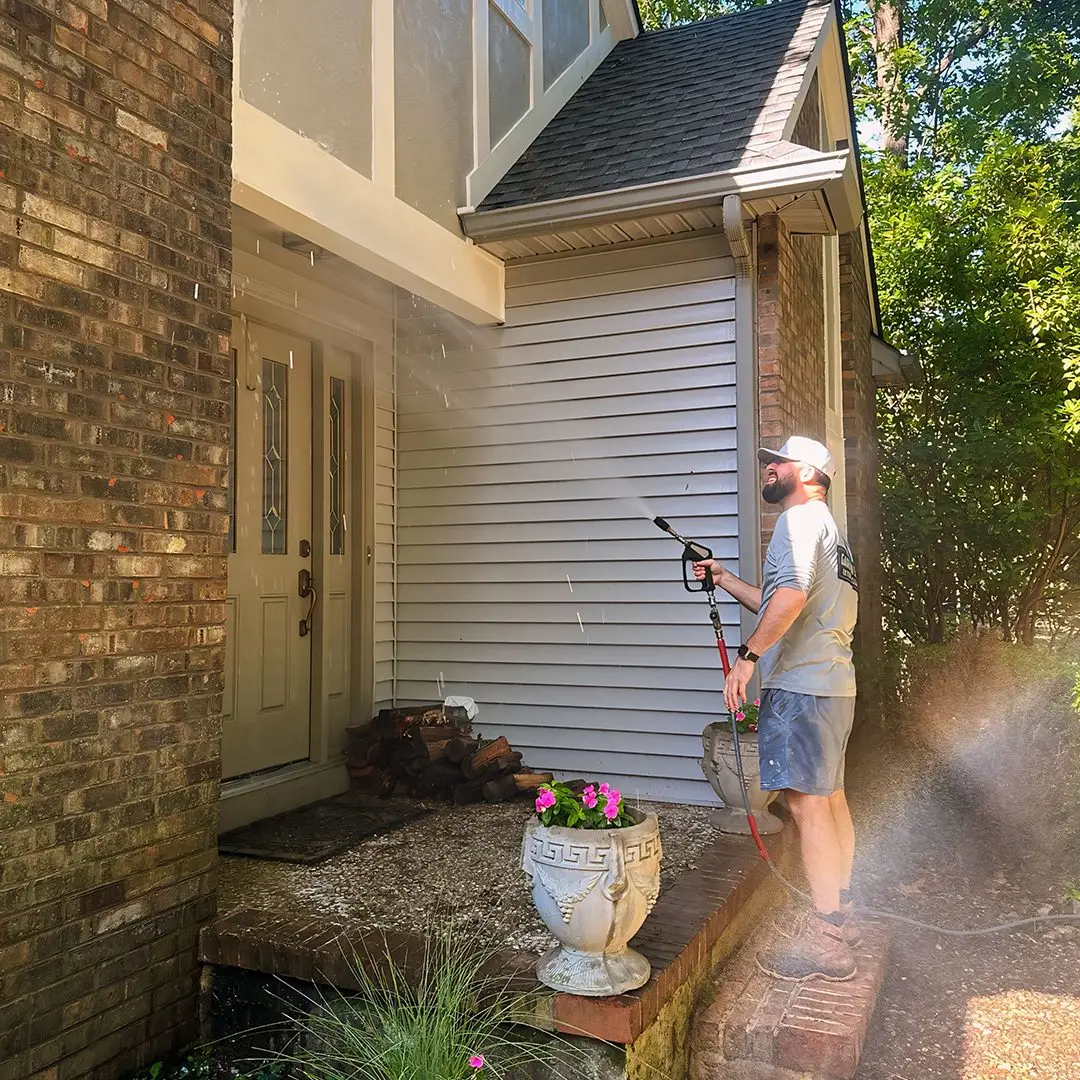 Justin pressure washing