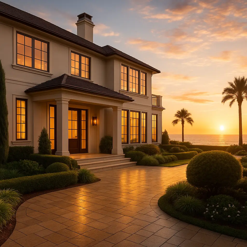 Beachfront property soft wash Nassau County