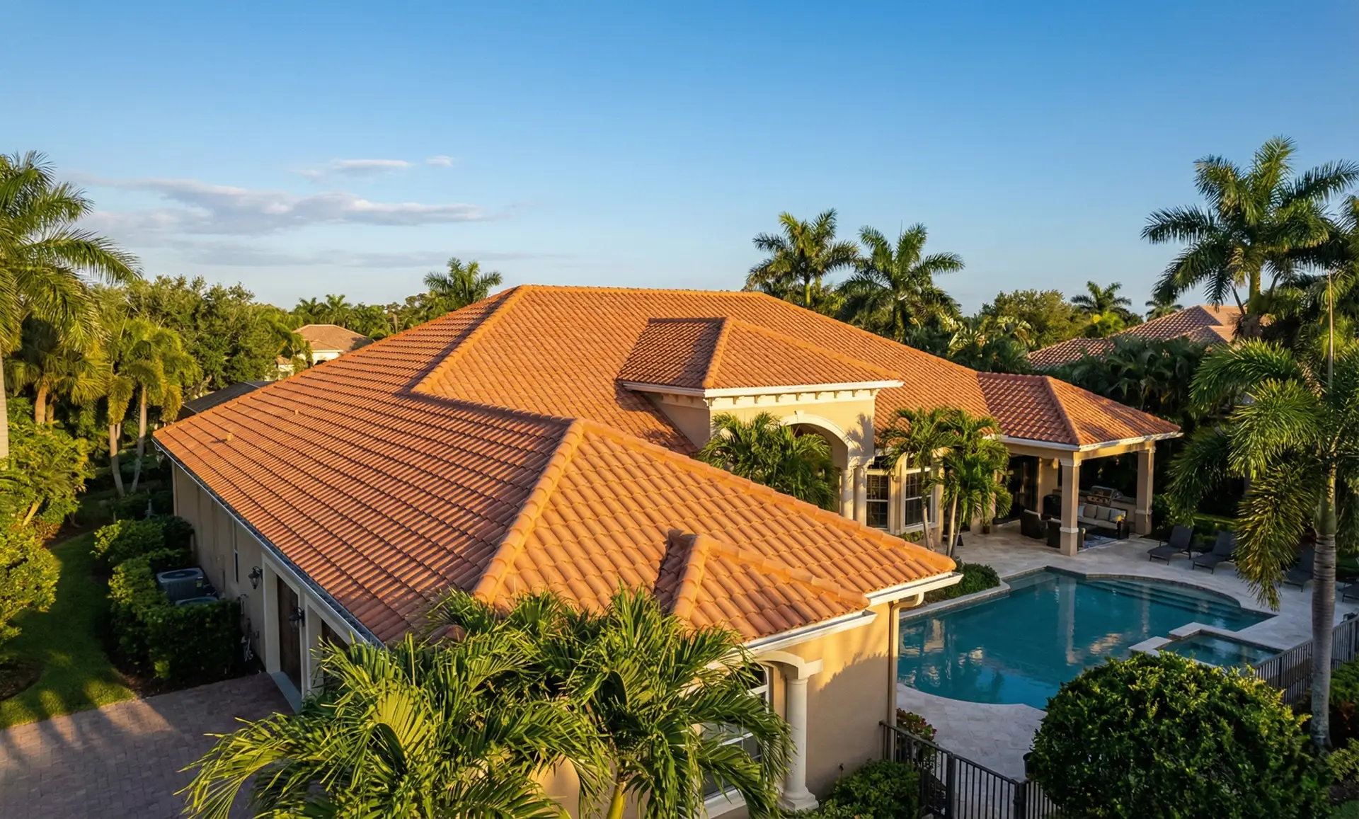 Pristine Mediterranean roof
