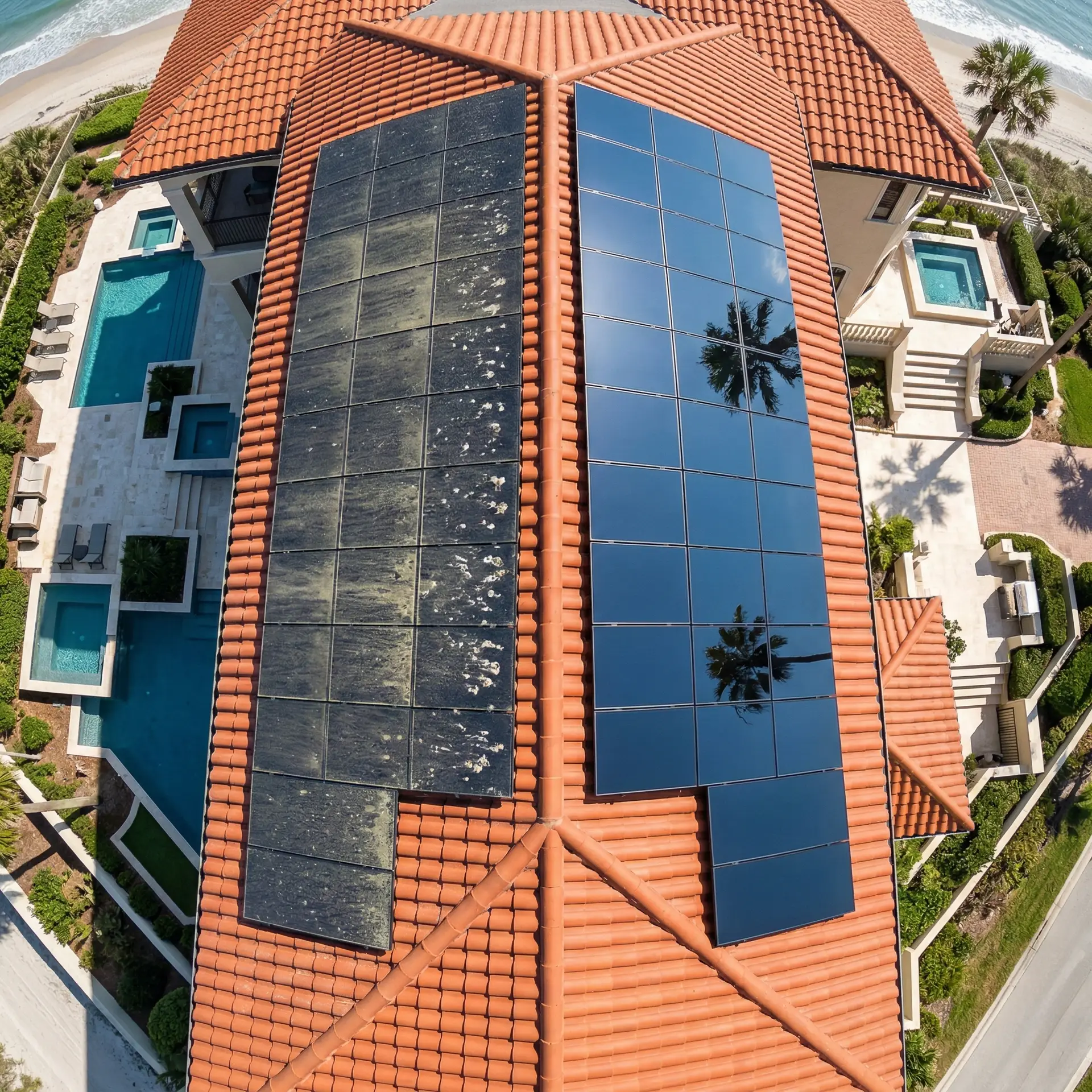 Solar panel cleaning Nassau County