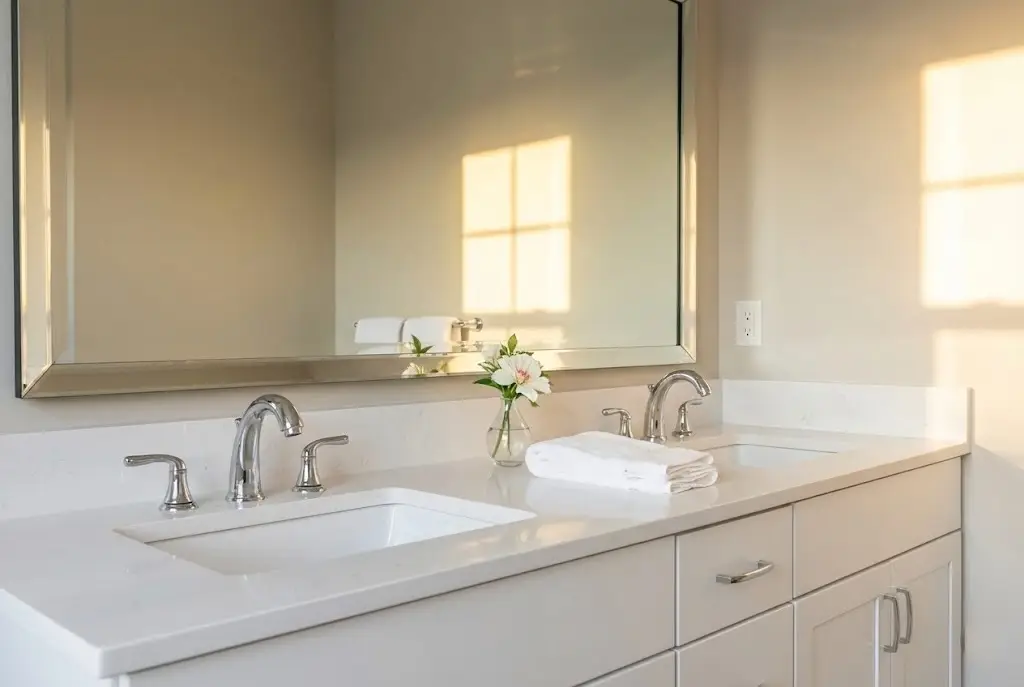 Commercial bathroom detail