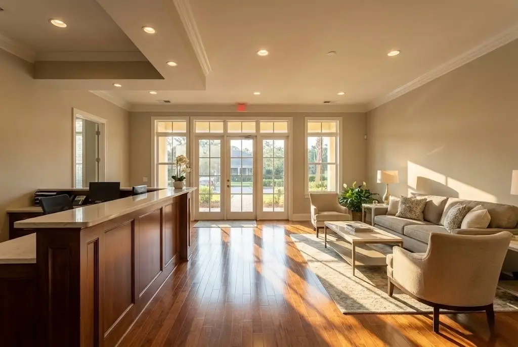 Commercial waiting room