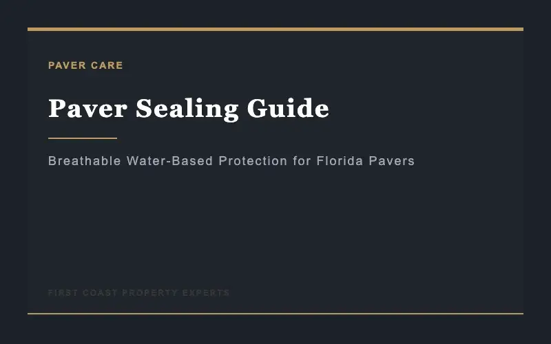 Paver sealing before and after