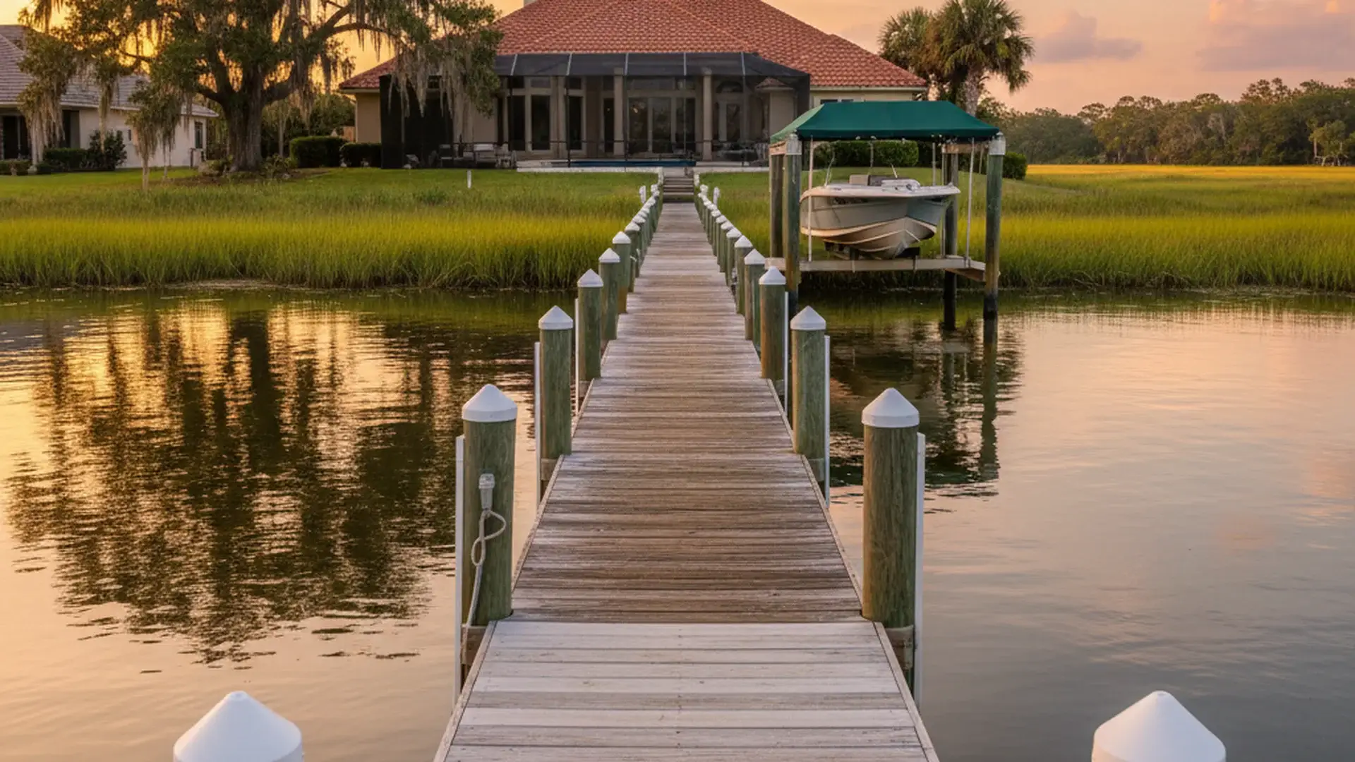 Professional wood deck cleaning in Northeast Florida