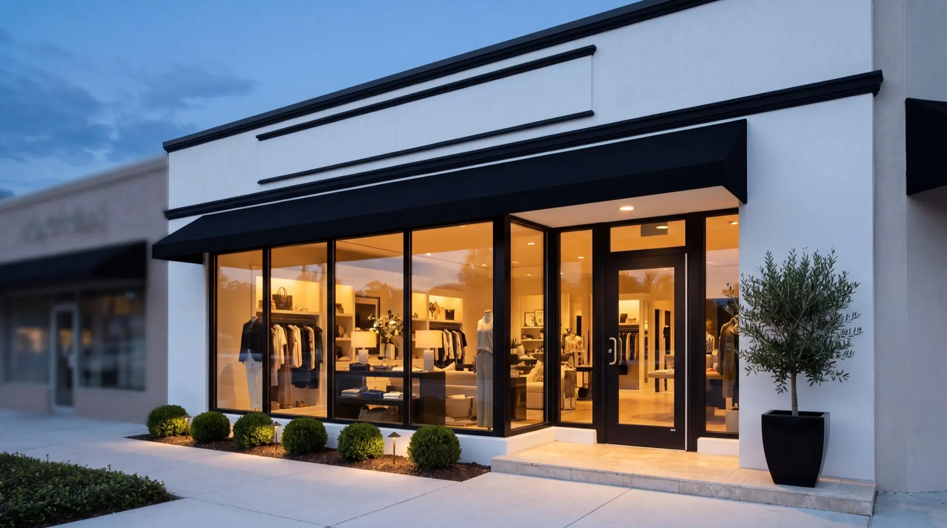 Commercial storefront cleaning